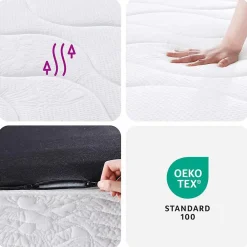 Vidaxl Matelas à ressorts Bonnell pour enfants moyen 80x160 cm* Matelas