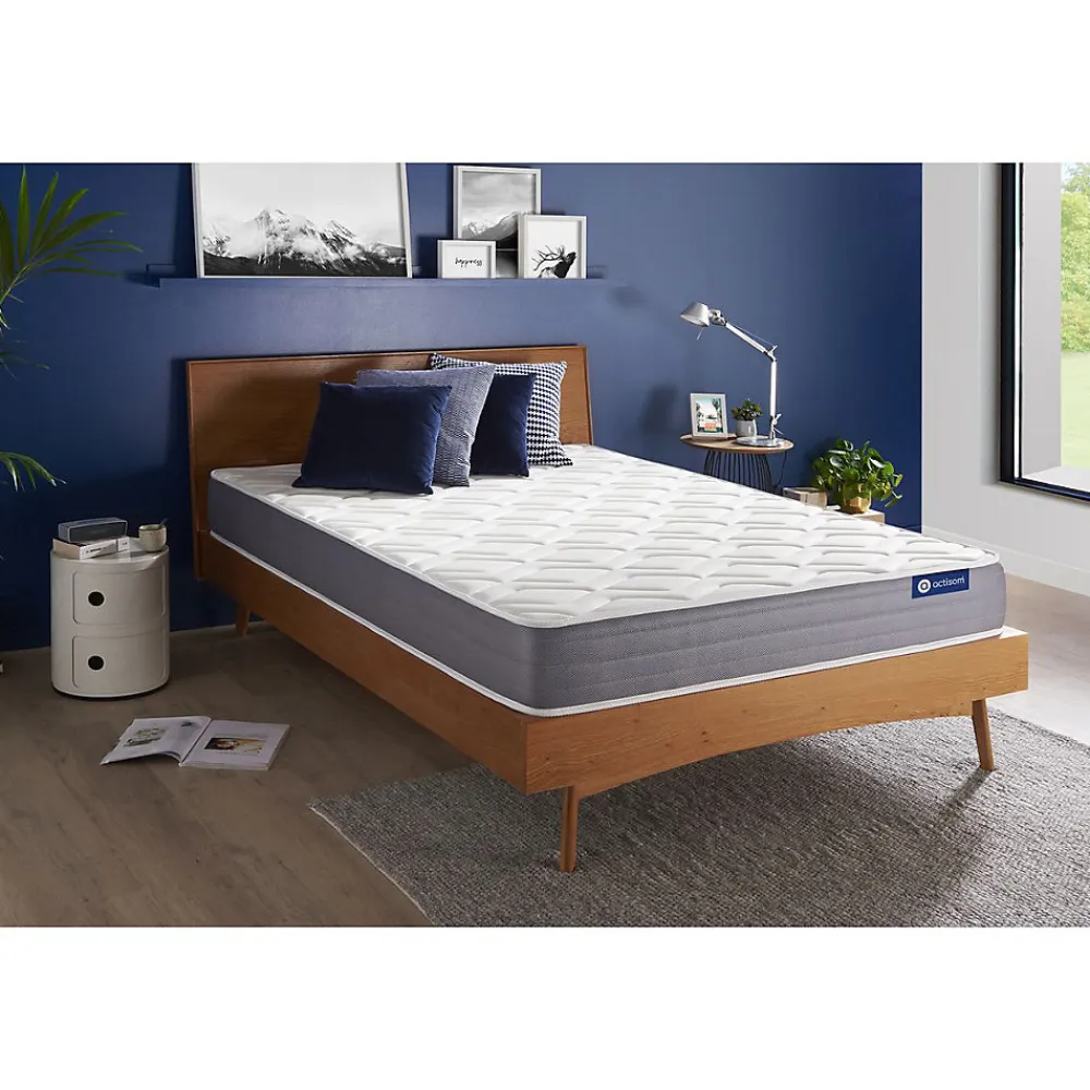 Matelas Ressorts ensachés et mémoire de forme - Confort : Mi-ferme>Actisom Best