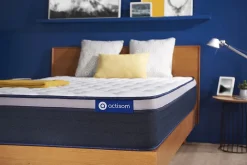 Matelas Ressorts ensachés et mémoire de forme - Confort : Ferme><noscript><img width=