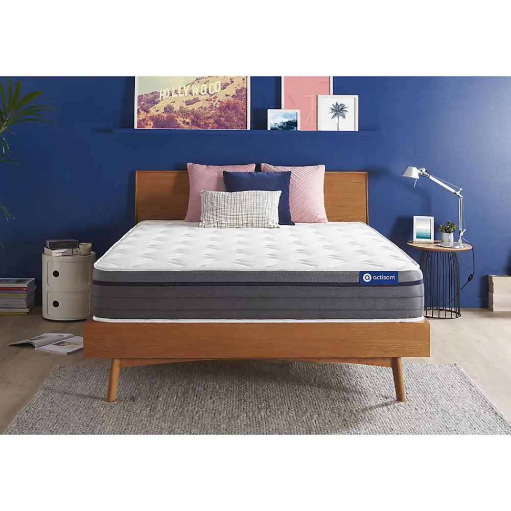 Matelas Ressorts ensachés et mémoire de forme - Confort : Equilibré>Actisom Outlet