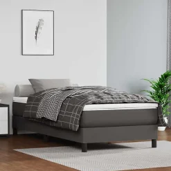 Vidaxl Matelas à ressorts ensachés pour enfants fermeté moyenne 80x160 cm similicuir* Matelas