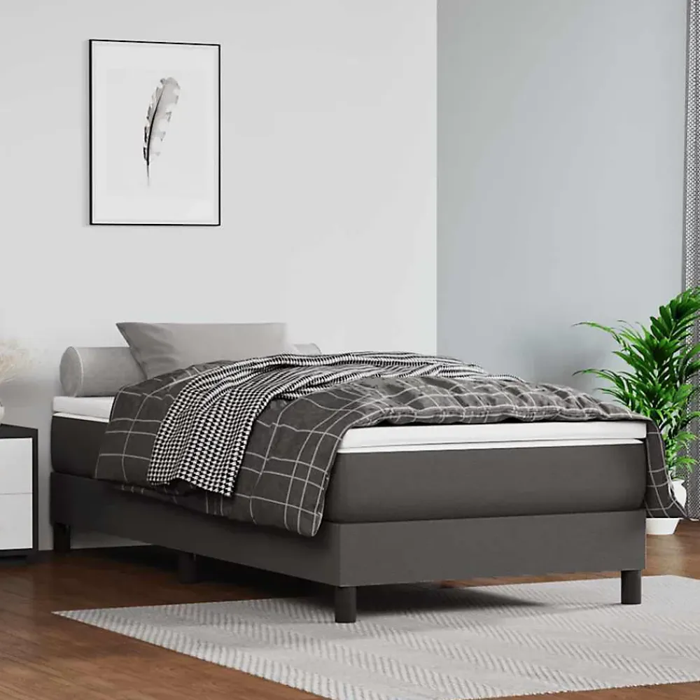 Vidaxl Matelas à ressorts ensachés pour enfants fermeté moyenne 80x160 cm similicuir* Matelas