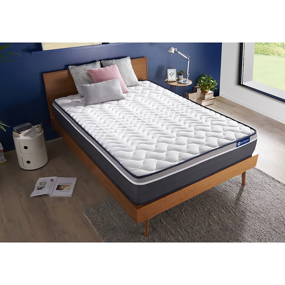 Matelas Ressorts ensachés et mémoire de forme - Confort : Très ferme>Actisom