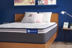 Matelas Ressorts ensachés et mémoire de forme - Confort : Très ferme><noscript><img width=