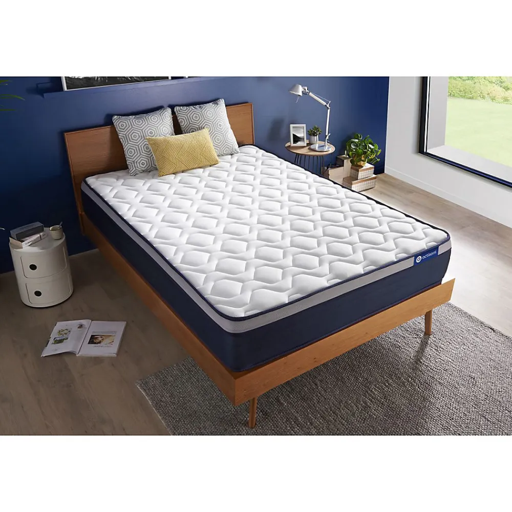 Matelas Ressorts ensachés et mémoire de forme - Confort : Ferme>Actisom