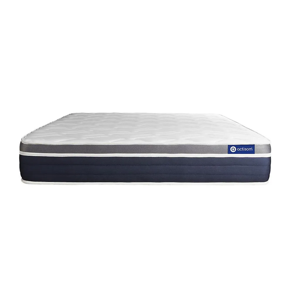 Actisom Matelas Ressorts ensachés et mémoire de forme - Confort : Mi-ferme* Matelas