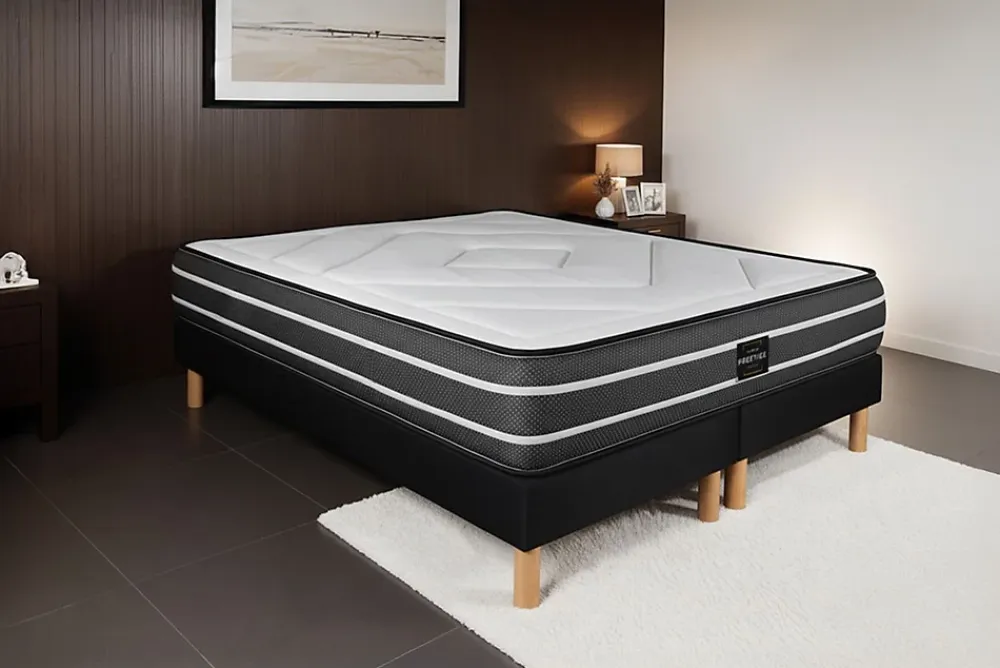 Prestige Literie Matelas Ressorts ensachés et mémoire de forme - Confort : Ferme* Matelas