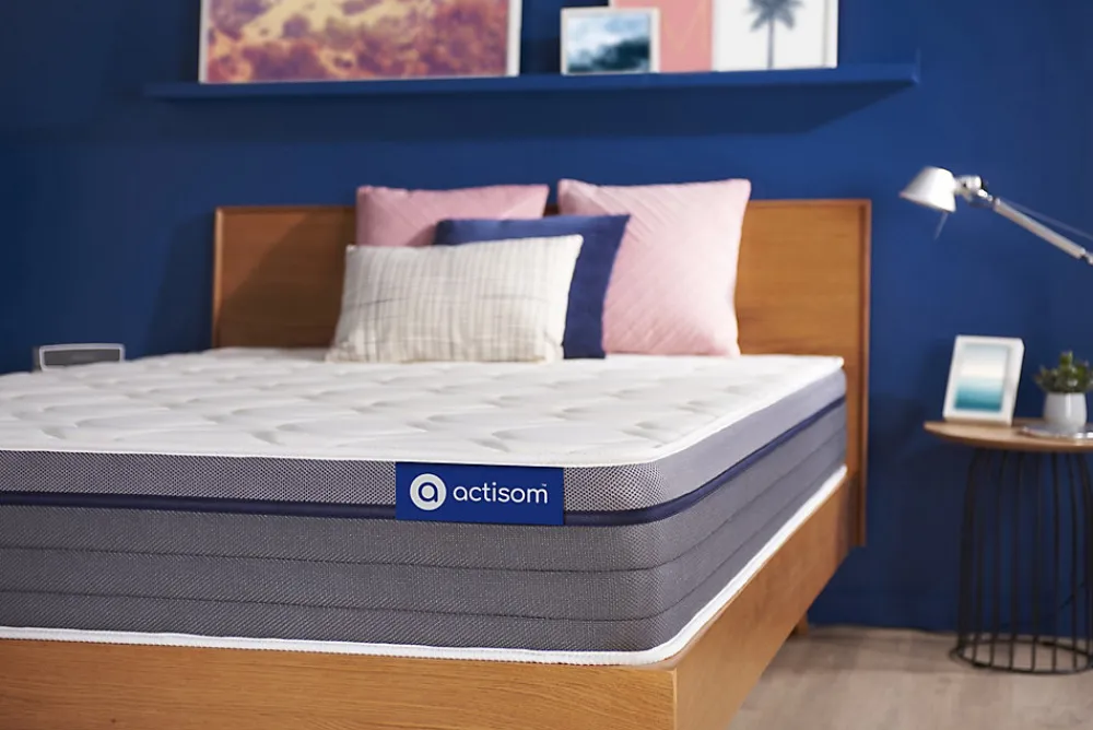 Actisom Matelas Ressorts ensachés et mémoire de forme - Confort : Equilibré* Matelas