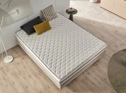 Matelas - VISCO LUXURY - Hermes - Haute densité HR Pro Nature - 26 cm - 120x200 cm><noscript><img width=