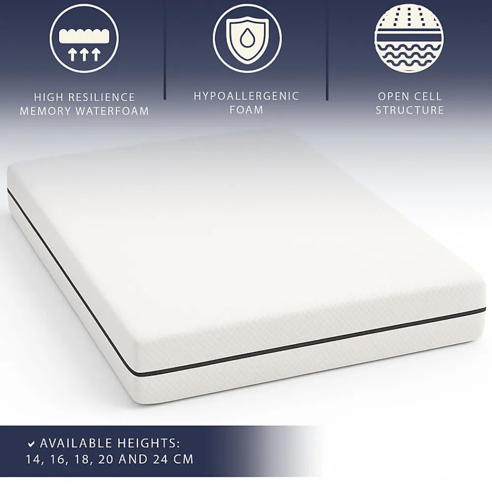 Matelas 120 X 190 Hauteur 18 cm Orthopédique Hypoallergénique Fabriqué en Italie>The White Stone Sale