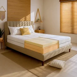 The White Stone Matelas 90 X 200 Hauteur 18 cm Orthopédique Hypoallergénique Fabriqué en Italie* Matelas