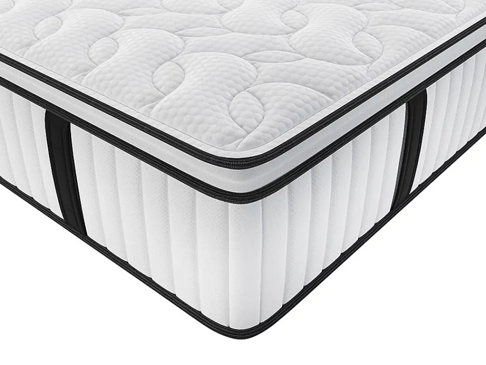 Vente-unique Matelas 180 x 200 cm anti-feu ressorts ensachés et surmatelas intégré ép.28cm - DELICE de YSMÉE HÔTEL* Matelas