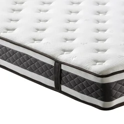 Matelas 140 x 190 cm avec ressorts ensachés - DOUX RÊVES><noscript><img width=