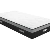Matelas 90 x 200 cm hybride ressorts ensachés 7 zones et mémoire de forme ép.25cm - AMARANTE de NATUREA>Vente-unique New