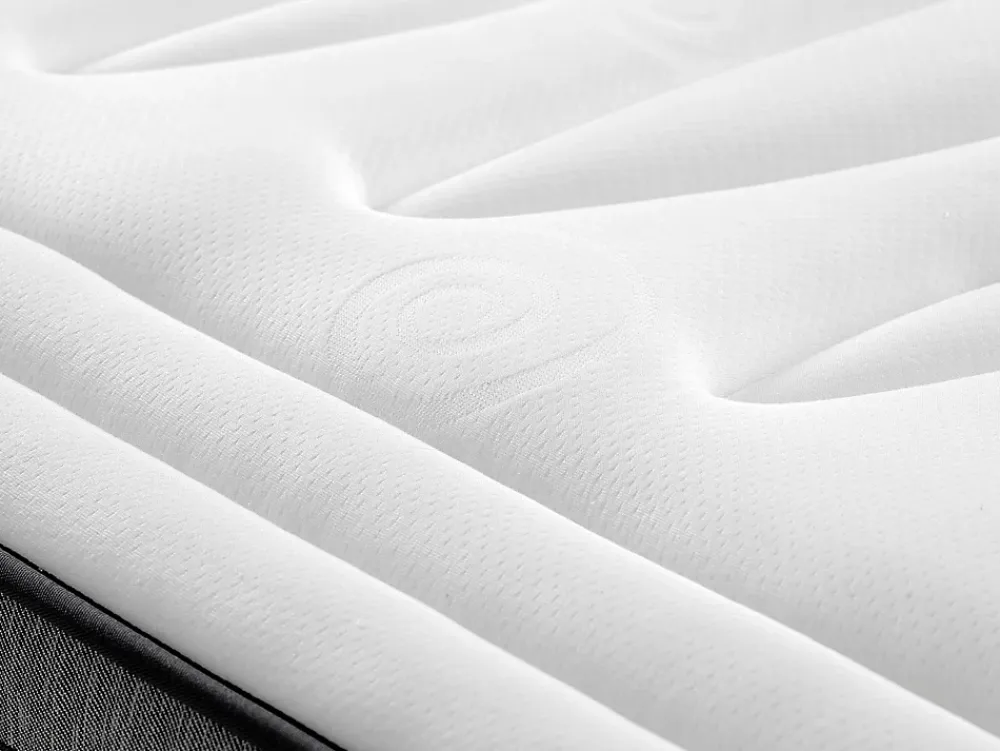 Vente-unique Matelas 160 x 200 cm hybride ressorts ensachés 7 zones et mémoire de forme ép.30cm - OLIANE de YSMÉE* Matelas