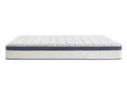 Vente-unique Matelas 180 x 200 cm hybride ressorts ensachés 7 zones et mémoire de forme ép.25cm - MALAO de PALACIO* Matelas