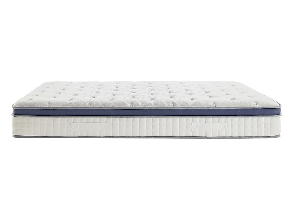 Vente-unique Matelas 180 x 200 cm hybride ressorts ensachés 7 zones et mémoire de forme ép.25cm - MALAO de PALACIO* Matelas
