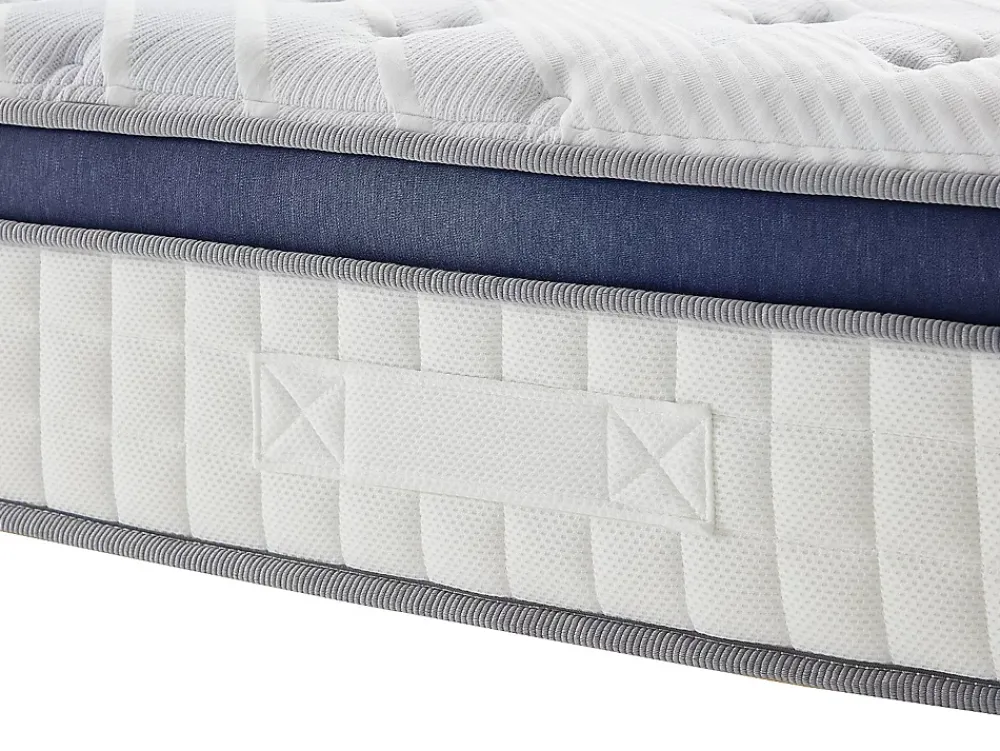 Vente-unique Matelas 180 x 200 cm hybride ressorts ensachés 7 zones et mémoire de forme ép.25cm - MALAO de PALACIO* Matelas