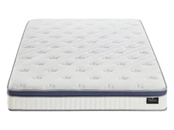 Vente-unique Matelas 180 x 200 cm hybride ressorts ensachés 7 zones et mémoire de forme ép.25cm - MALAO de PALACIO* Matelas