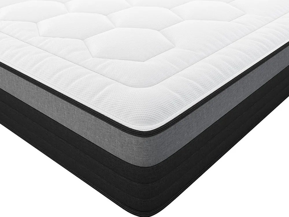 Matelas 160 x 200 cm hybride ressorts ensachés 7 zones et mémoire de forme ép.25cm - AMARANTE de NATUREA>Vente-unique Hot