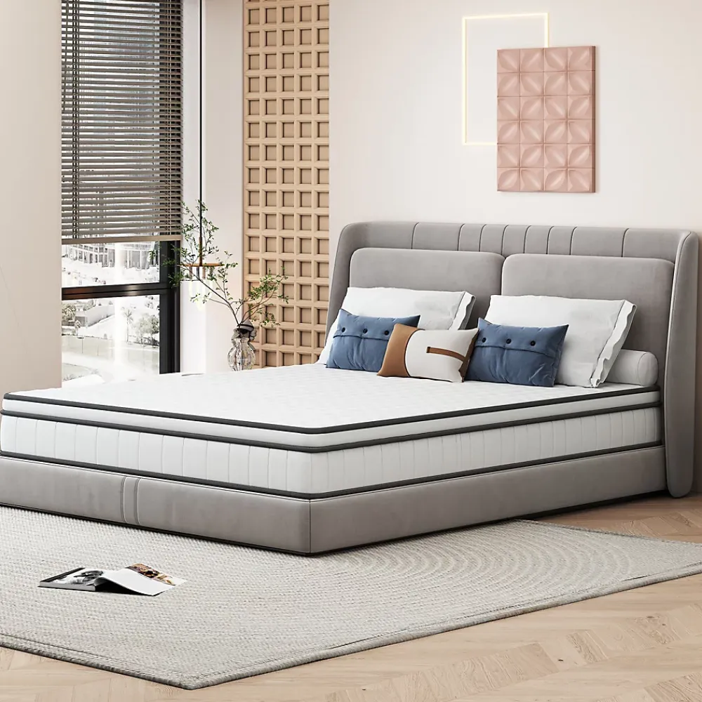 ProximaX Matelas 140 x 190 cm ressorts ensachés et surmatelas intégré ép.25cm* Matelas