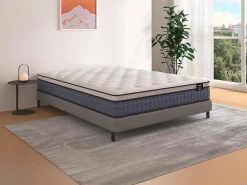 Matelas 140 x 190 cm ressorts ensachés 7 zones et gel à mémoire de forme ép.23cm - VARNO de YSMÉE><noscript><img width=
