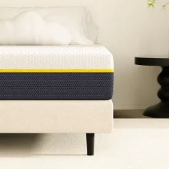 Teeno Matelas adulte de 17 cm, 90 x 200 cm (mousse à mémoire de forme + fibre de charbon de bambou)* Matelas