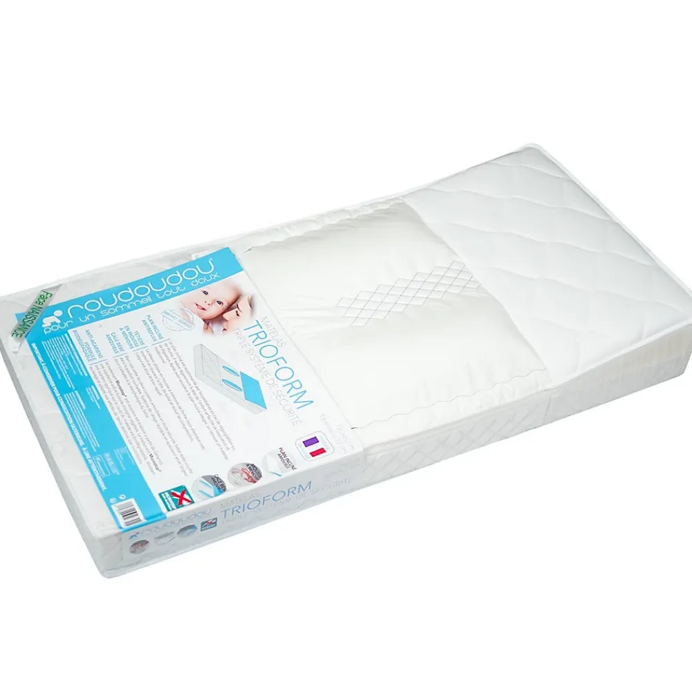 Sevira Kids Matelas Anti Reflux avec plan Incliné et cale bébé amovible Made in France* Matelas