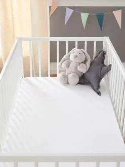 Babysom Matelas Bébé Climatisé - 1 Face Été Fraîche et 1 Face Hiver Ouatinée - Anti-acarien - Oeko-Tex - Fabrication française* Matelas