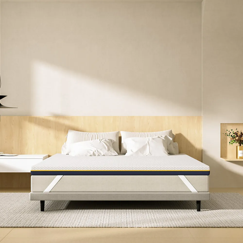 Matelas de 7,5 cm d'épaisseur, 140 x 190 cm, mousse à mémoire de forme, ergonomique, lavable>Teeno Sale
