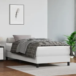 Matelas de lit à ressorts ensachés fermeté moyenne blanc 120x190x20 cm>Vidaxl Online