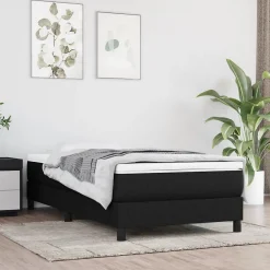 Matelas de lit à ressorts ensachés fermeté moyenne noir 120x190x20 cm Tissu>Vidaxl Online