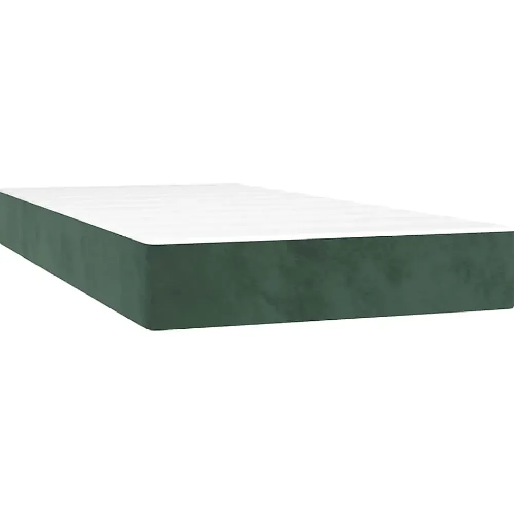 Vidaxl Matelas de lit à ressorts ensachés fermeté moyenne 80x220x20 cm velours* Matelas