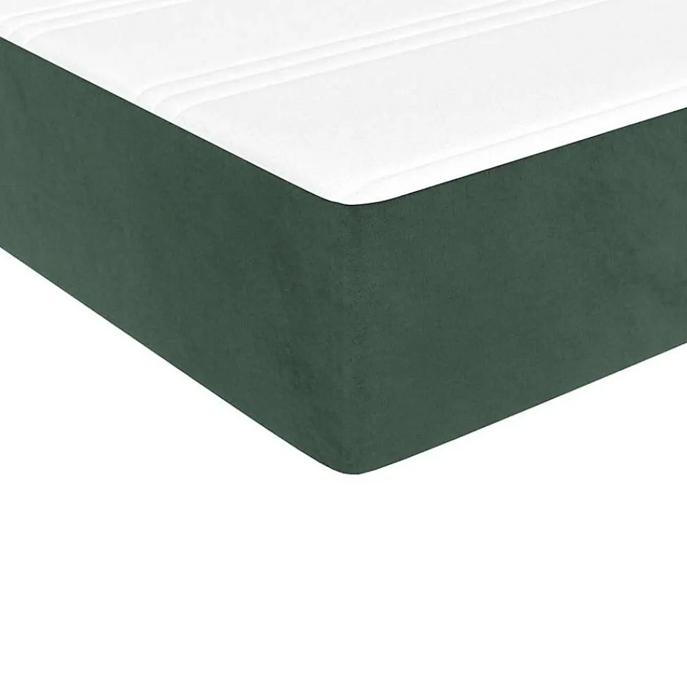 Vidaxl Matelas de lit à ressorts ensachés fermeté moyenne 80x220x20 cm velours* Matelas