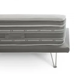 Talamo Italia Matelas double Dgiudic, orthopédique en mousse à mémoire de forme et microressorts ensachés,, 120x190h37 cm* Matelas