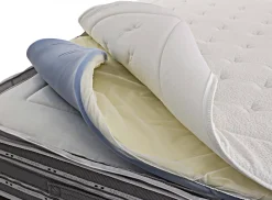 Talamo Italia Matelas double Dme, orthopédique en mousse à mémoire de forme et microressorts ensachés,, 160x190h37 cm* Matelas