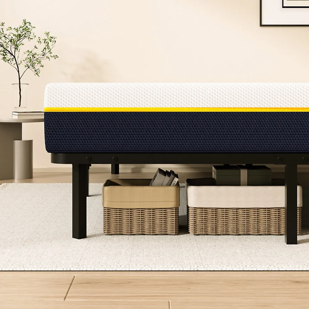 Matelas double en mousse de 17 cm + sommier à lattes 90x190 cm 16 rangées de lattes>Teeno Best