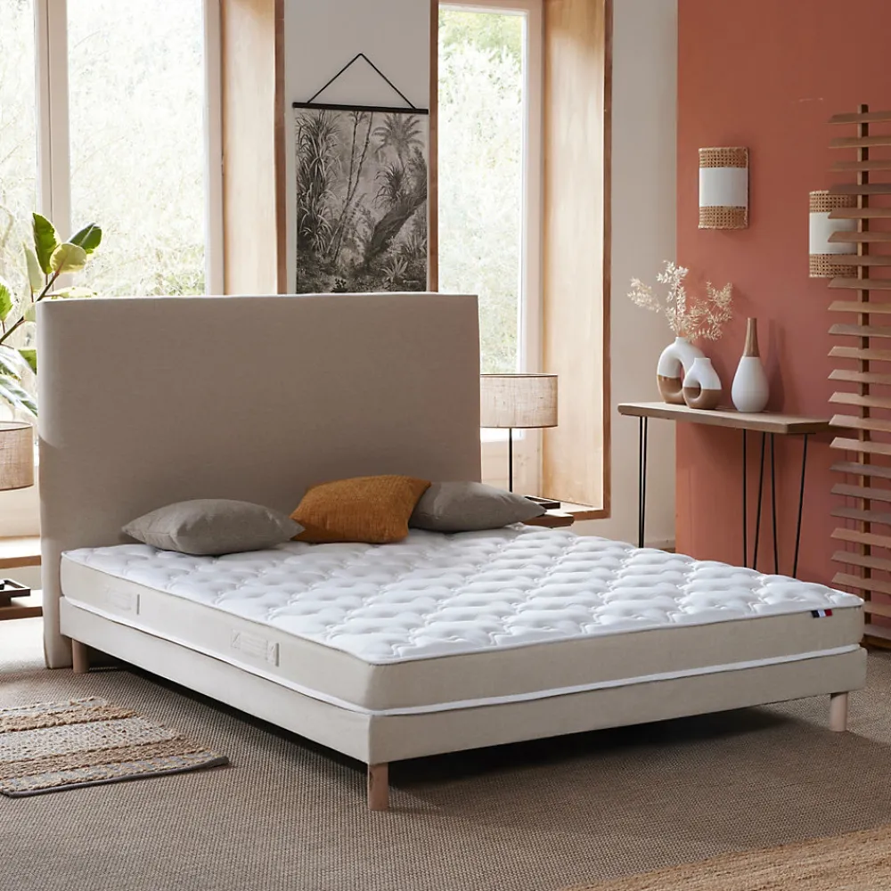 Matelas eco conçu polylatex recyclé très ferme 80 kg 160x200>Idliterie