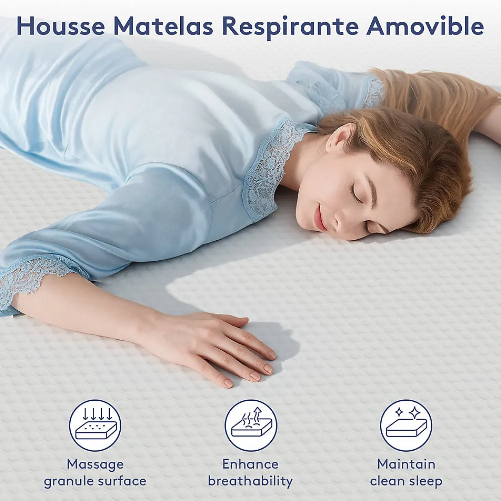 Matelas en mousse à mémoire de forme 140 x200 cm , épaisseur 21 cm>Teeno Discount