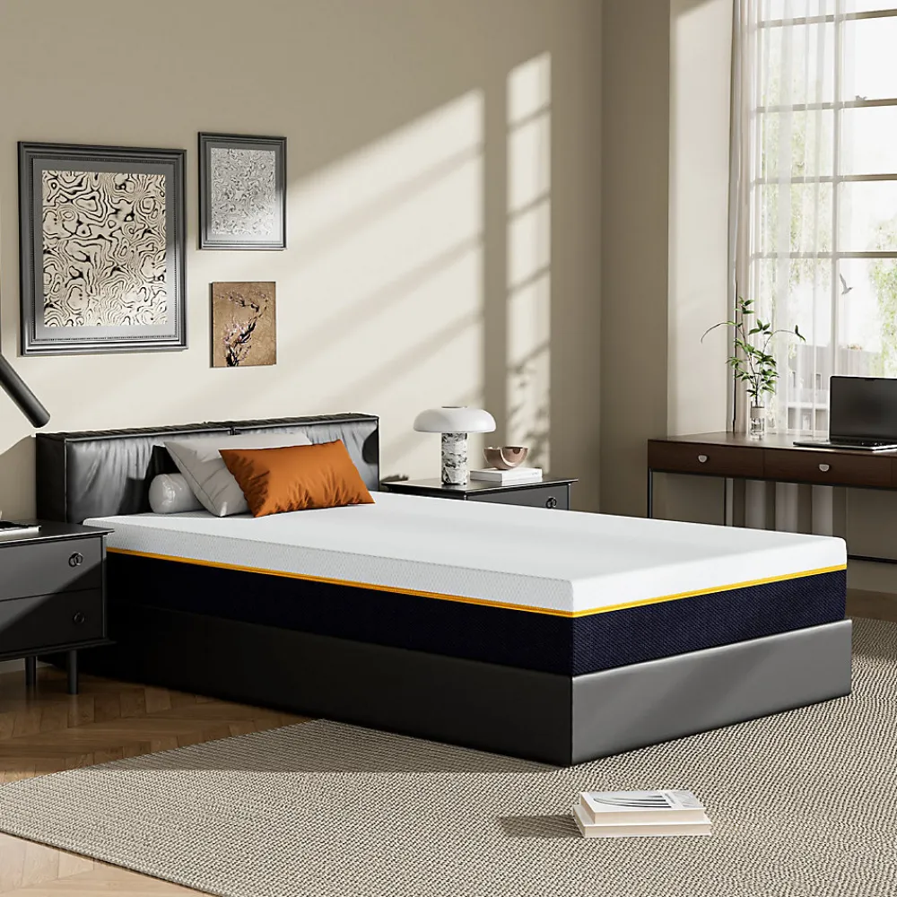 Teeno Matelas en mousse à mémoire de forme 90 x 190 cm , épaisseur 17 cm* Matelas