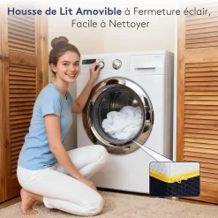 Teeno Matelas en mousse à mémoire de forme 90 x 190 cm , épaisseur 17 cm* Matelas