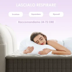 Teeno Matelas en mousse 140x190 cm - 25 cm de hauteur* Matelas