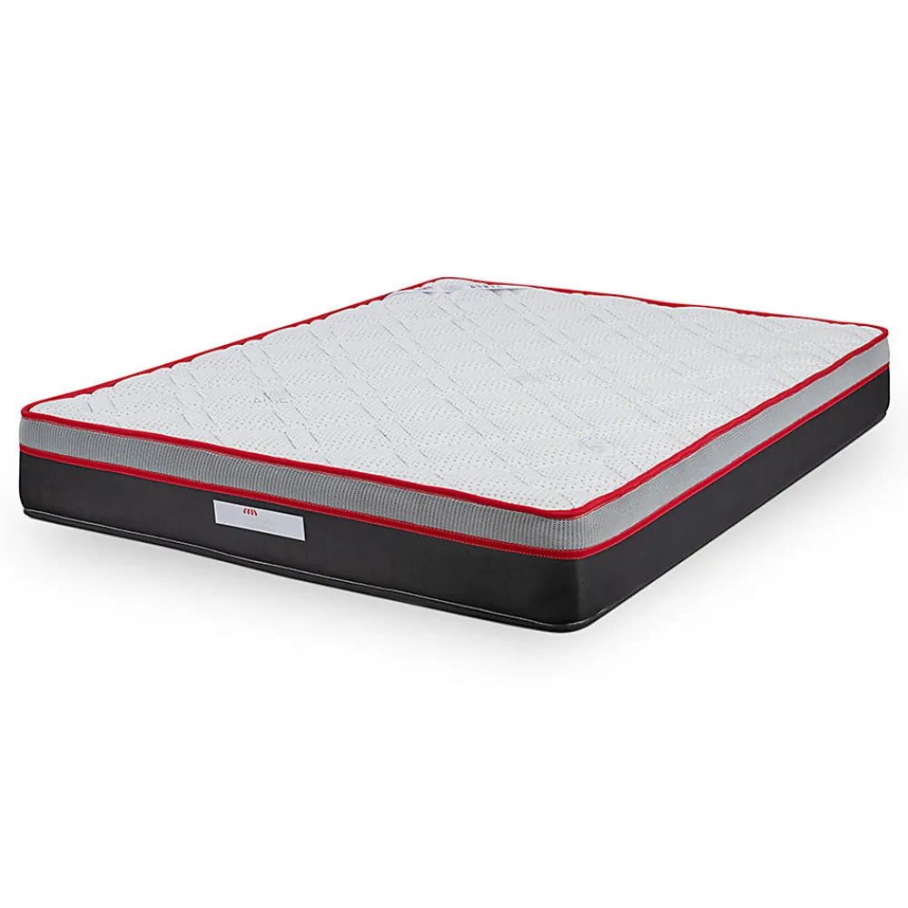 Matelas Energy I - 23 cm, mousse viscoélastique, fermeté moyenne, bloc 25 RS, tissu 3D, anti-acariens.>Mercado Do Colchão New