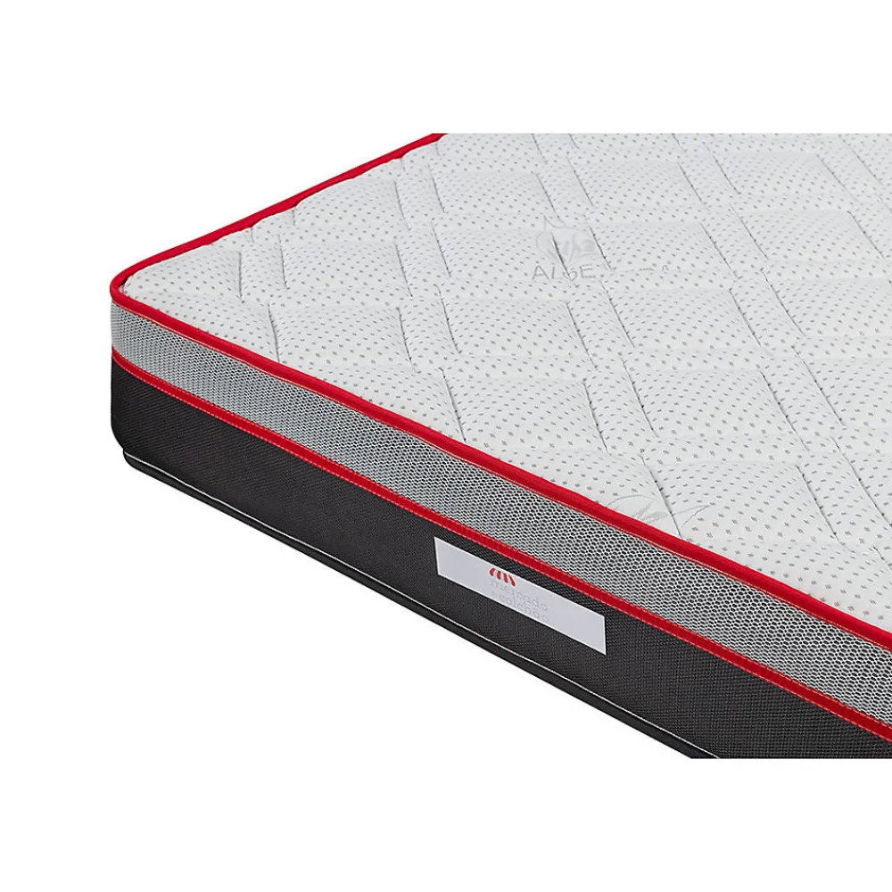 Matelas Energy I - 23 cm, mousse viscoélastique, fermeté moyenne, bloc 25 RS, tissu 3D, anti-acariens.>Mercado Do Colchão New