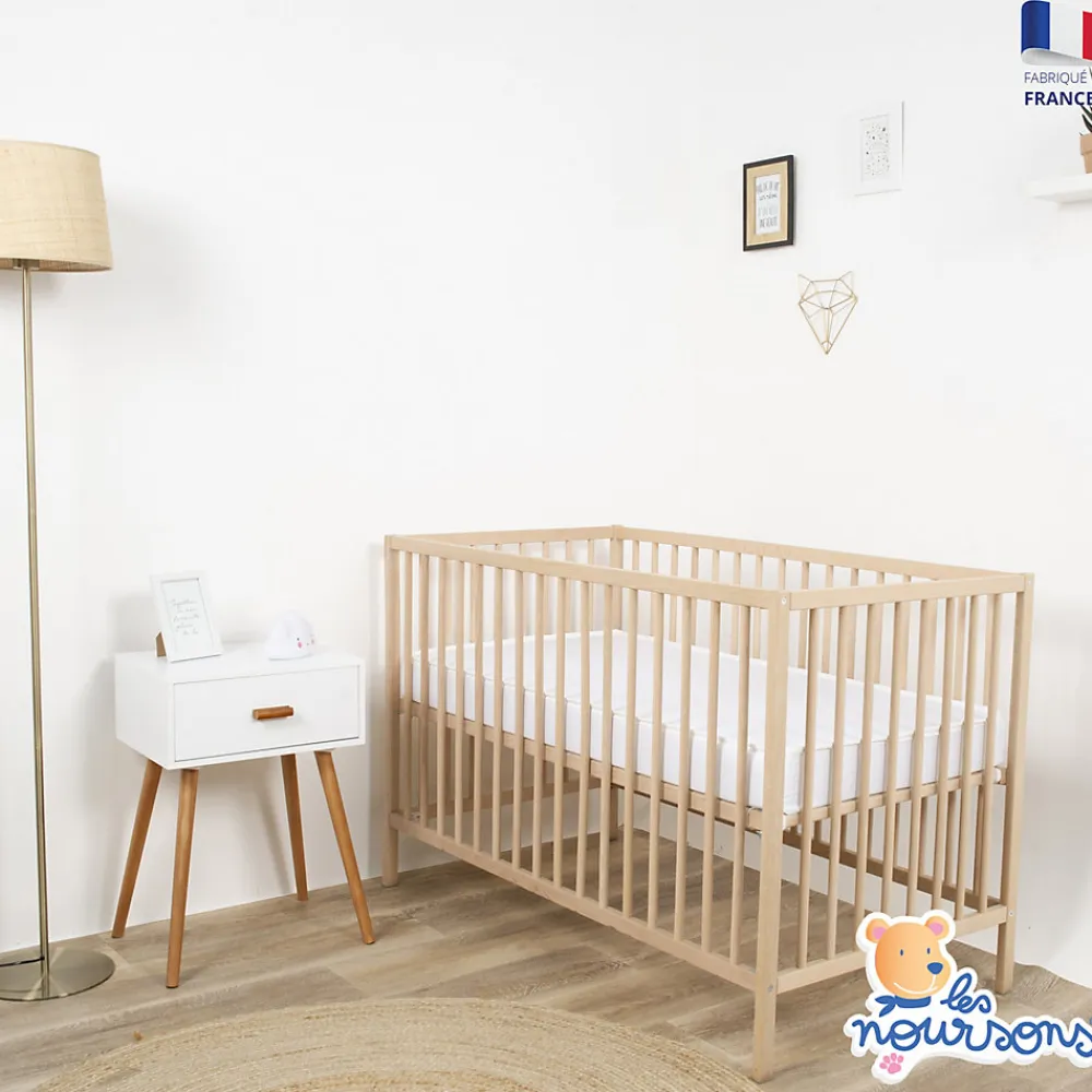 Matelas Enfant / Bébé 80x160 cm - Idéal pour Lit Cabane / Lit Gigogne - Réversible - Oeko Tex>Les Noursons Online