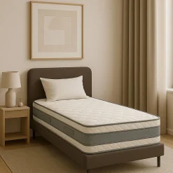 matelas face de contact Mémoire de Forme 62 Kg/m3 90x200 x 21 cm Ferme - 7 Zones de Confort - Noyau Aertech+ 35 Kg/m3 HR Haute Den>Provence Literie Outlet