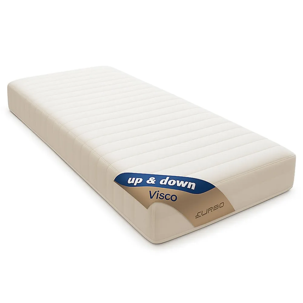 matelas face de contact Mémoire de Forme 58 Kg/m3 80x190 x 19,5 cm - Ferme - Spécial Sommier Electrique - 5 Zones de Confort - Noy>Provence Literie Discount