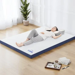 Matelas futon pliable en mousse à mémoire de forme 60 x 190 x 10 CM><noscript><img width=