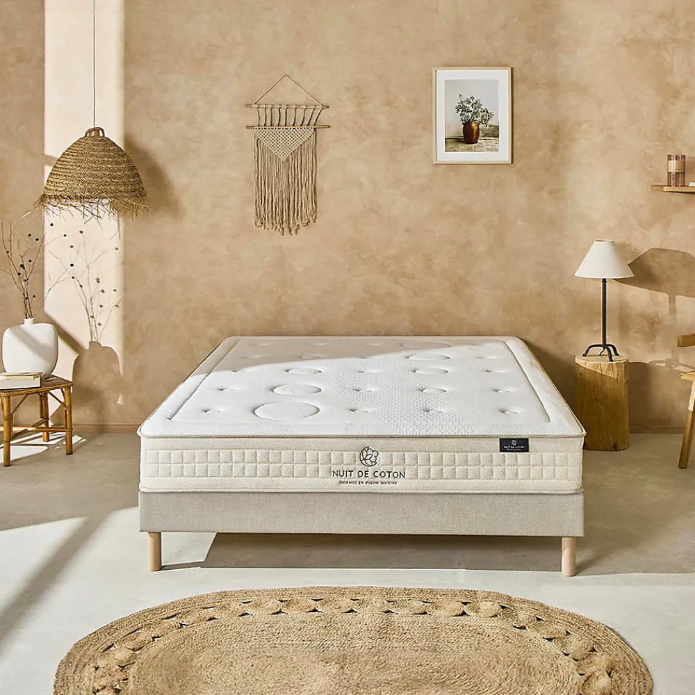 Matelas Latex 100% Naturel Prélude 2.0 140x200 cm>Nuit De Coton Outlet