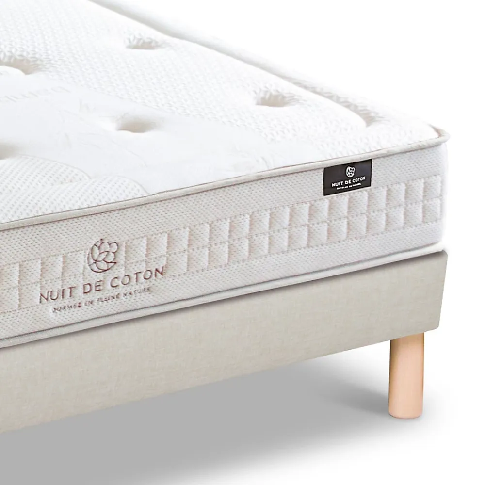 Nuit De Coton Matelas Latex 100% Naturel Prélude 2.0 180x200 cm* Matelas
